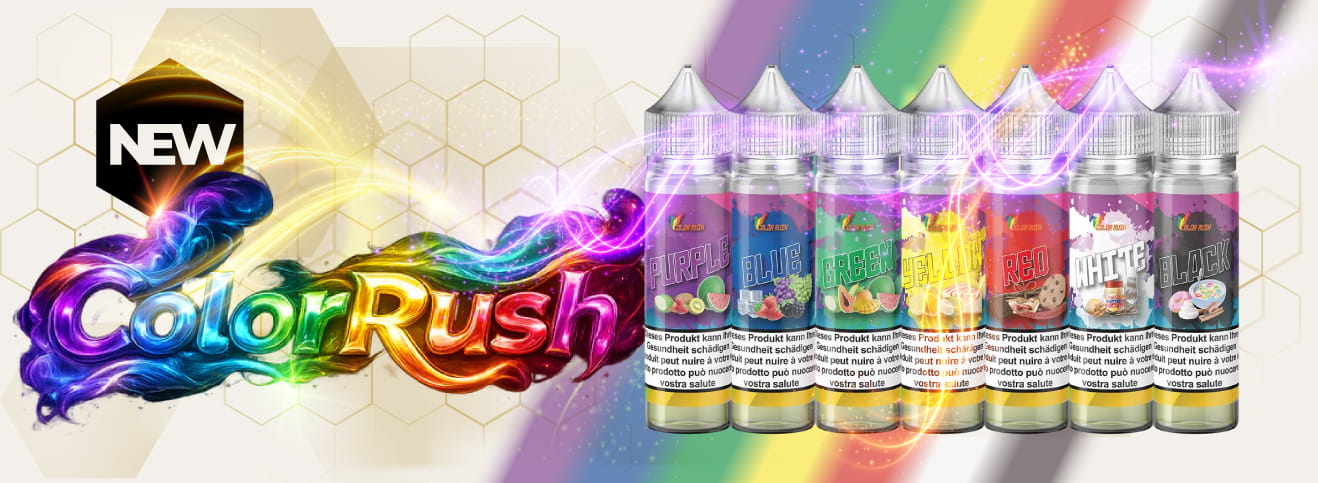 vape new neu nouveaou nuovo liquid Liquide art of vaor color rush