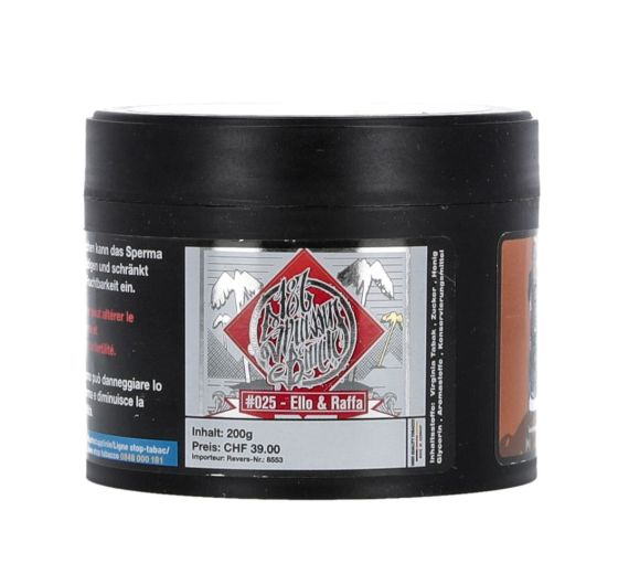 187 Strassenbande - #25 Ello & Raffa - 200g - Shisha Tobacco 187 Strassenbande - #25 Ello & Raffa - 200g - Shisha Tobacco