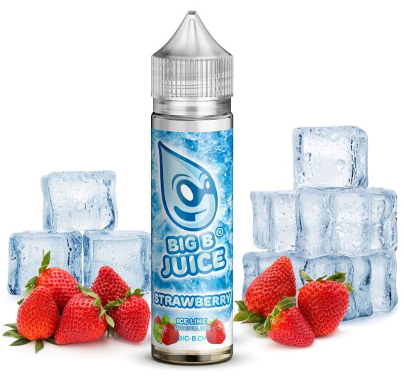 Big B Juice ICE Line - Strawberry - 50/60ml E-liquid (Shortfill)