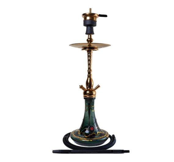 Amy Deluxe - 118.01 Jamilah - Black/Gold - 1-Hose Shisha Amy Deluxe - 118.01 Jamilah - Black/Gold - 1-Hose Shisha