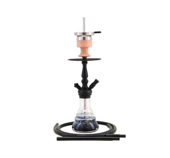 Amy Deluxe - Little Zuri 340R - Black - 2-Hose Shisha Amy Deluxe - Little Zuri 340R - Black - 2-Hose Shisha