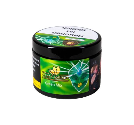 Amy Gold Molasses - Green Mix - 200g - Shisha Tobacco Amy Gold Molasses - Green Mix - 200g - Shisha Tobacco