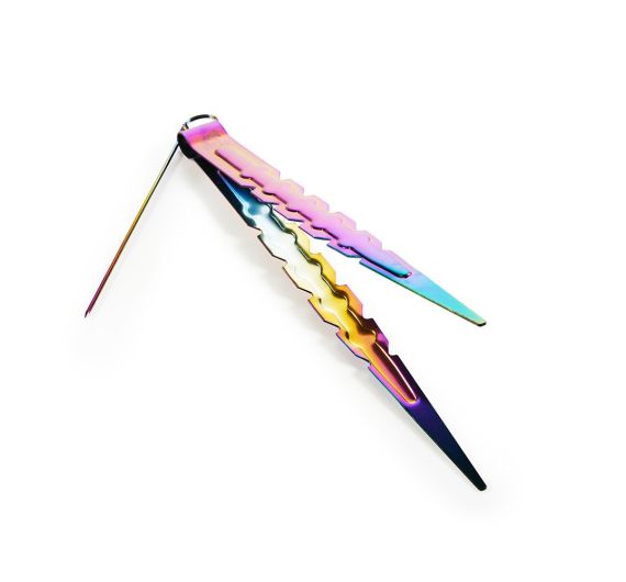 Azlan Crunk - Rainbow Love Charcoal Tongs