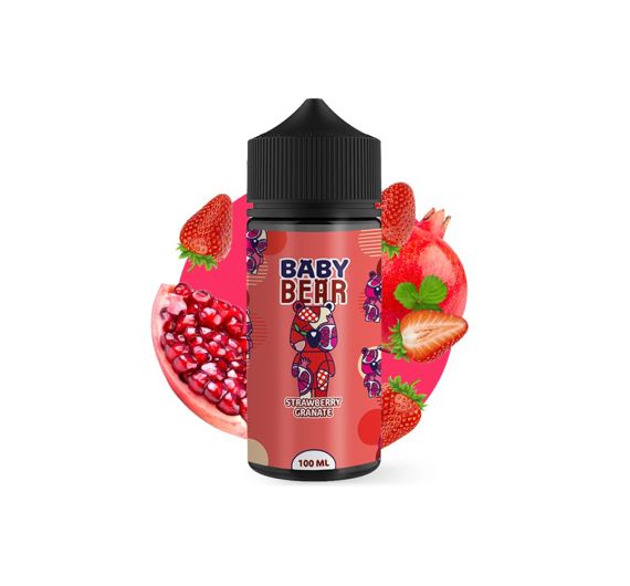Baby Bear - Strawberry Pomegranate - 100ml E-liquid (Shortfill)