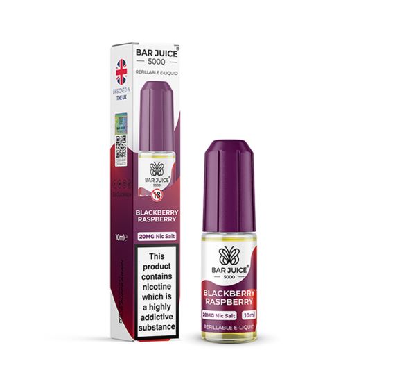 Bar Juice 5000 - Blackberry Raspberry - 10ml E-liquid (Nic Salt) Bar Juice 5000 - Blackberry Raspberry - 10ml E-liquid (Nic Salt)