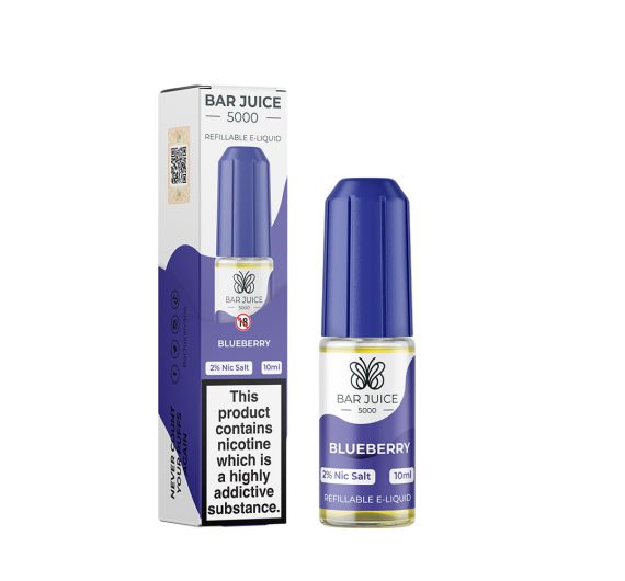 Bar Juice 5000 - Blueberry - 10ml E-liquid (Nic Salt)