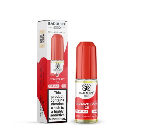 Bar Juice 5000 - Strawberry Ice - 10ml E-liquid (Nic Salt)