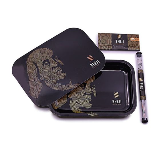 Benji - Mixing Tray - Metal Tray with Lid - Art Franklin - Kit