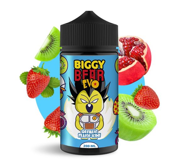 Biggy Bear - EVO - Pomegranate, Strawberry & Kiwi - 200ml E-liquid
