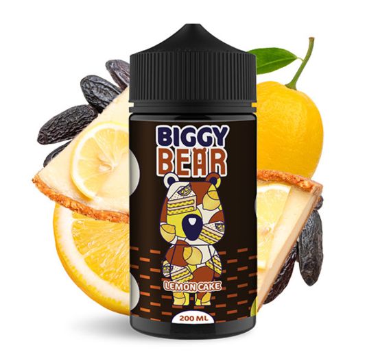 Biggy Bear - Lemon Cake - 200ml E-liquid Biggy Bear - Lemon Cake - 200ml E-liquid