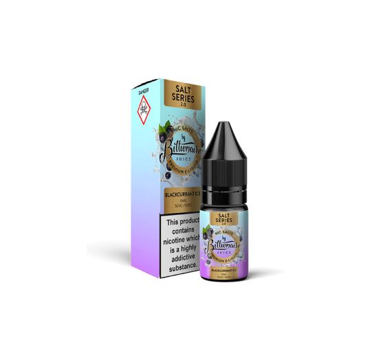 Billionaire Juice SALT Series - Blackcurrant Ice - 10ml Nic Salt E-liquid