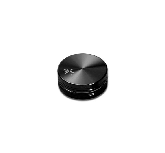 Black Leaf - 2-Piece Aluminium Grinder - Black Black Leaf - 2-Piece Aluminium Grinder - Black