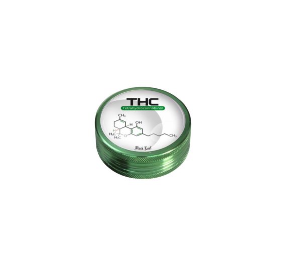 Black Leaf - THC 2-Piece Green Grinder Black Leaf - THC 2-Piece Green Grinder