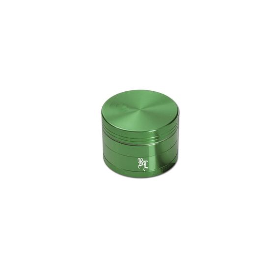 Black Leaf - 4-Piece Aluminium Grinder with Screen - Green