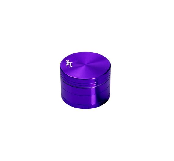 Black Leaf - 4-Piece Indigo Aluminum Grinder with Screen