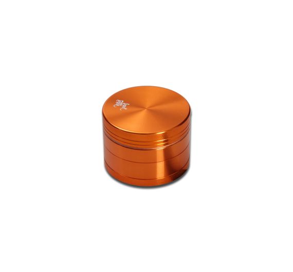 Black Leaf - 4-Piece Aluminium Grinder - Orange Black Leaf - 4-Piece Aluminium Grinder - Orange
