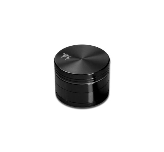 Black Leaf - 4-Piece Aluminium Grinder - Black Black Leaf - 4-Piece Aluminium Grinder - Black