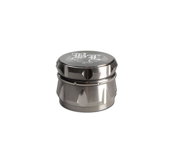 Black Leaf - 4-Piece Grey Crown Grinder Black Leaf - 4-Piece Grey Crown Grinder