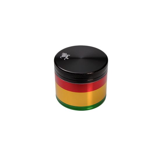 Black Leaf - Rasta 4-Piece Grinder 49/46mm Black Leaf - Rasta 4-Piece Grinder 49/46mm