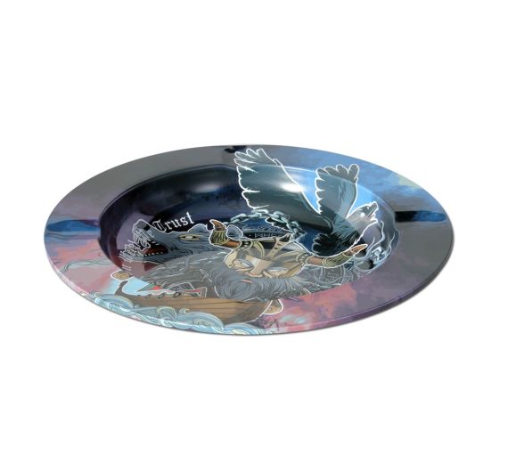 Black Leaf - Metal Ashtray - Valhalla
