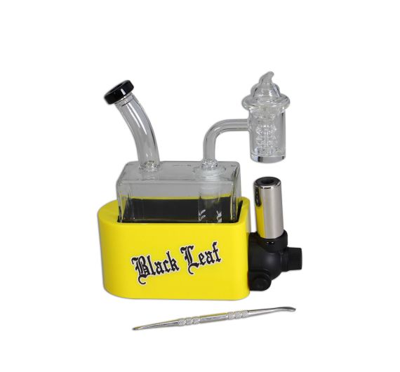 Black Leaf - Dab Rig Bong - Travel Black Leaf - Dab Rig Bong - Travel