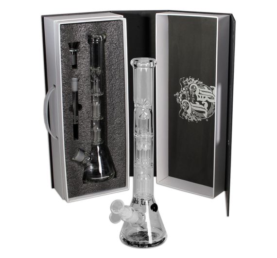 Black Leaf - Ice Bong & Travel Bong - Multilevel Black Leaf - Ice Bong & Travel Bong - Multilevel