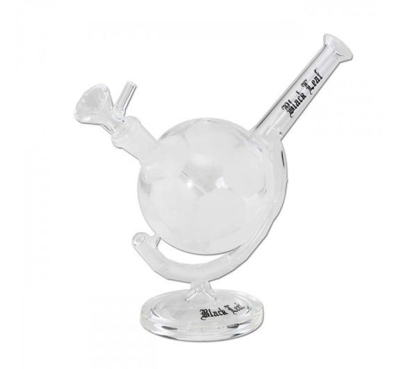 Black Leaf - Glass Bubbler - Football