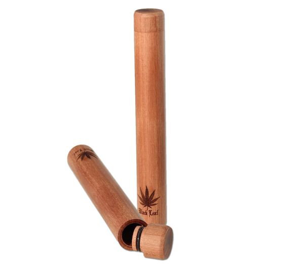 Black Leaf - 110mm Wooden Joint Tube - Pearwood Black Leaf - 110mm Wooden Joint Tube - Pearwood