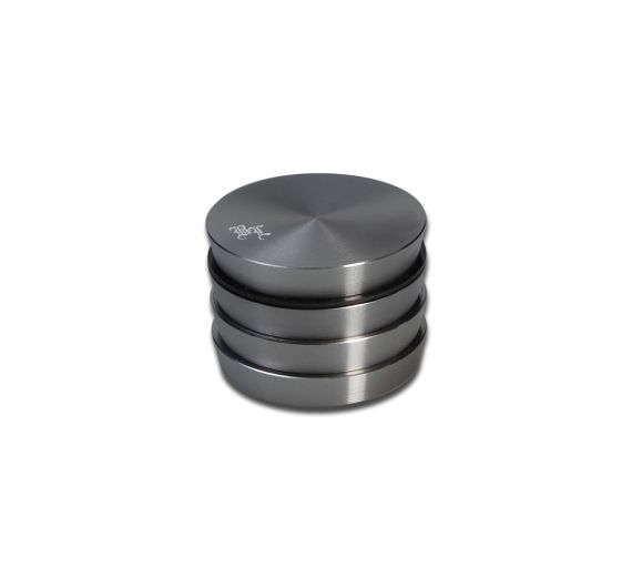 Black Leaf - Stepped Design Grinder - Gunmetal Black Leaf - Stepped Design Grinder - Gunmetal