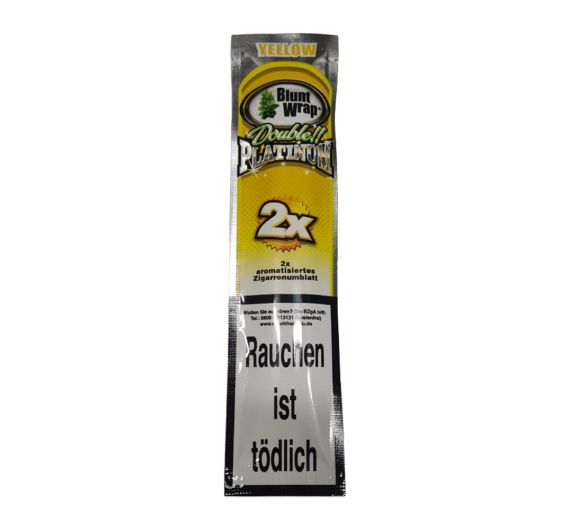 Blunt Wrap - Platinum Double Yellow