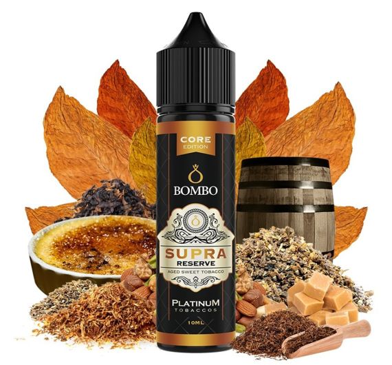 Bombo Platinum Tobaccos - Supra Reserve - 10/60ml Longfill Concentrate
