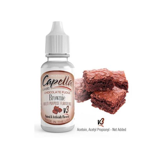 Capella - Chocolate Fudge Brownie V3 - 13 ml Flavour Concentrate Capella - Chocolate Fudge Brownie V3 - 13 ml Flavour Concentrate