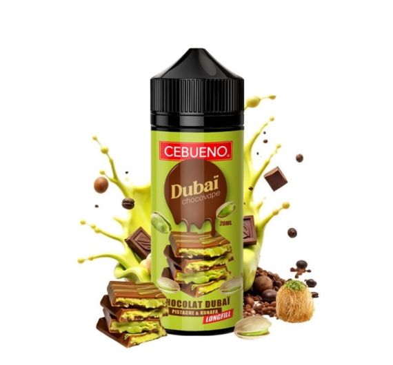 Cebueno - Dubai Chocovape - 20/120ml Longfill Concentrate Cebueno - Dubai Chocovape - 20/120ml Longfill Concentrate