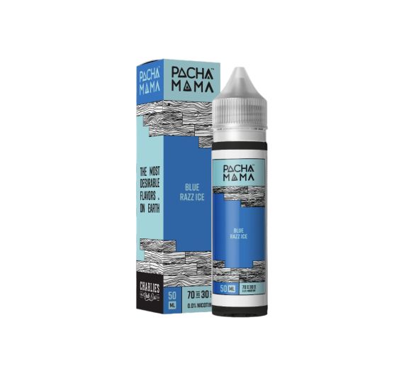 Charlies Chalk Dust Pacha Mama - Blue Razz Ice - 50/60 ml E-liquid (Shortfill)