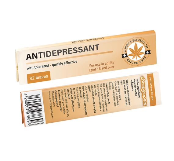 Choosypapers - Rolling Papers KSS ANTIDEPRESSANT Choosypapers - Rolling Papers KSS ANTIDEPRESSANT