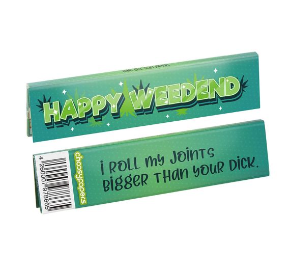 Choosypapers - Rolling Papers KSS HAPPY WEEDEND Choosypapers - Rolling Papers KSS HAPPY WEEDEND