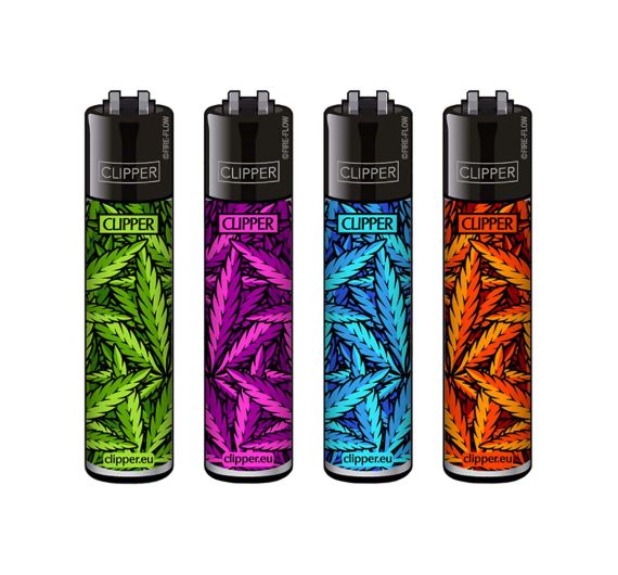 Clipper - Leaves #33 Lighter - Assorted Clipper - Leaves #33 Lighter - Assorted