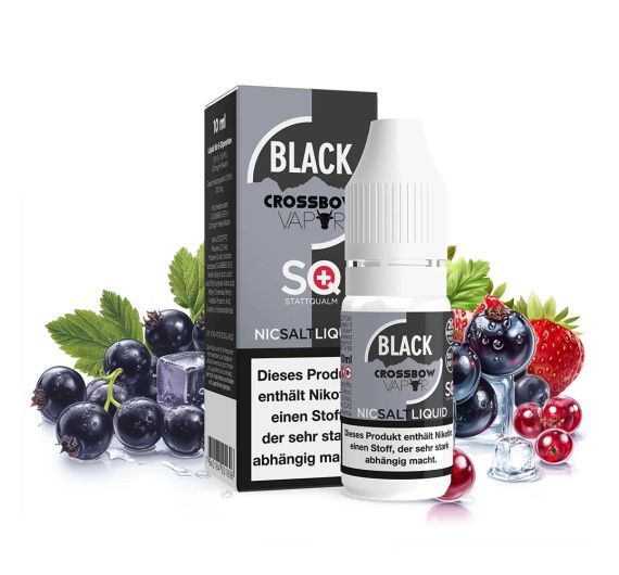 Crossbow - Black - 10ml Nic Salt E-liquid (20mg)