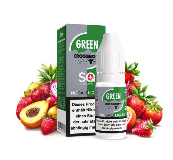 Crossbow - Green - 10ml Nic Salt E-liquid (20mg) Crossbow - Green - 10ml Nic Salt E-liquid (20mg)