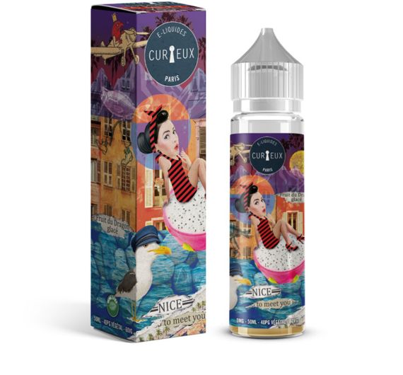 Curieux Hexagone - Nice to Meet You - 50/70 ml E-liquid (Shortfill) Curieux Hexagone - Nice to Meet You - 50/70 ml E-liquid (Shortfill)