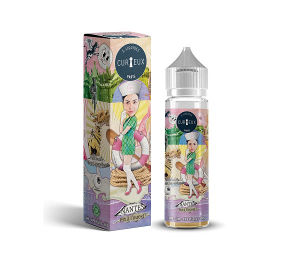 Curieux Hexagone - Nantes est à l’Ouest - 50/70ml Shortfill E-liquid Curieux Hexagone - Nantes est à l’Ouest - 50/70ml Shortfill E-liquid