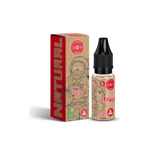 Curieux Natural - Strawberry - 10ml E-liquid Curieux Natural - Strawberry - 10ml E-liquid
