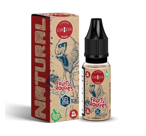Curieux Natural - Fruits Rouges - 10ml E-liquid (Nic Salt) Curieux Natural - Fruits Rouges - 10ml E-liquid (Nic Salt)