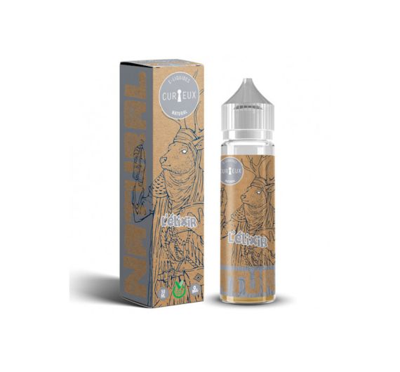 Curieux Natural - L'Elixir - 50/60ml E-liquid (Shortfill) Curieux Natural - L'Elixir - 50/60ml E-liquid (Shortfill)