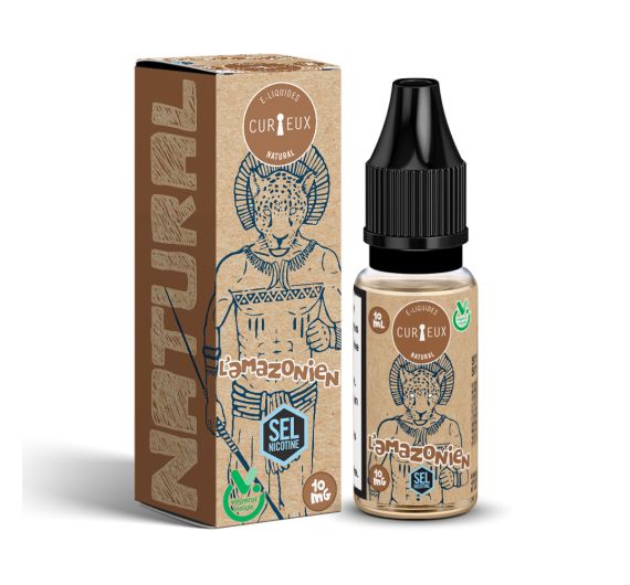 Curieux Natural - L'Amazonien - 10ml E-liquid (Nic Salt)