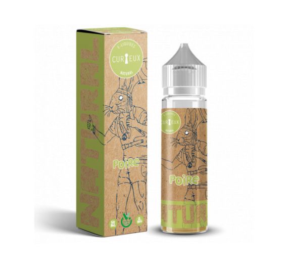 Curieux Natural - Poire - 50/70ml E-liquid (Shortfill) Curieux Natural - Poire - 50/70ml E-liquid (Shortfill)