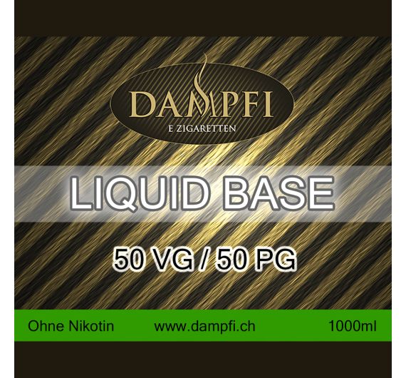 Dampfi Liquid Base - 1000 ml - 1000 ml 50VG/50PG Dampfi Liquid Base - 1000 ml - 1000 ml 50VG/50PG