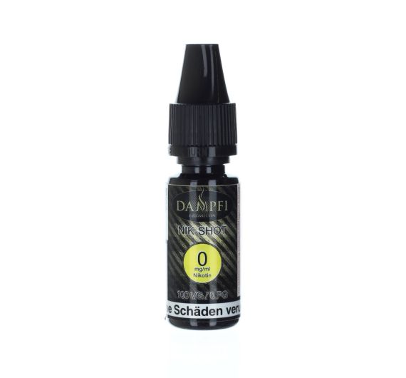 Dampfi Nicotine Shot 10 ml - Yellow - Max VG - 0 mg
