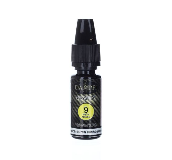 Dampfi Nicotine Shot 10 ml - Yellow - Max VG - 9 mg