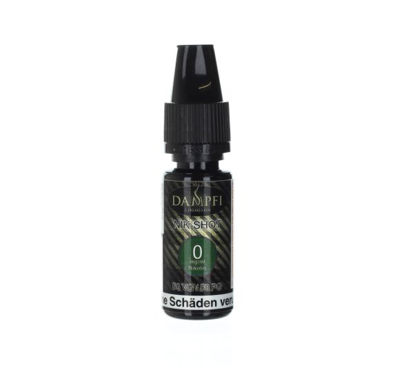 Dampfi Nicotine Shot 10 ml - Green - 50/50 - 0 mg Dampfi Nicotine Shot 10 ml - Green - 50/50 - 0 mg